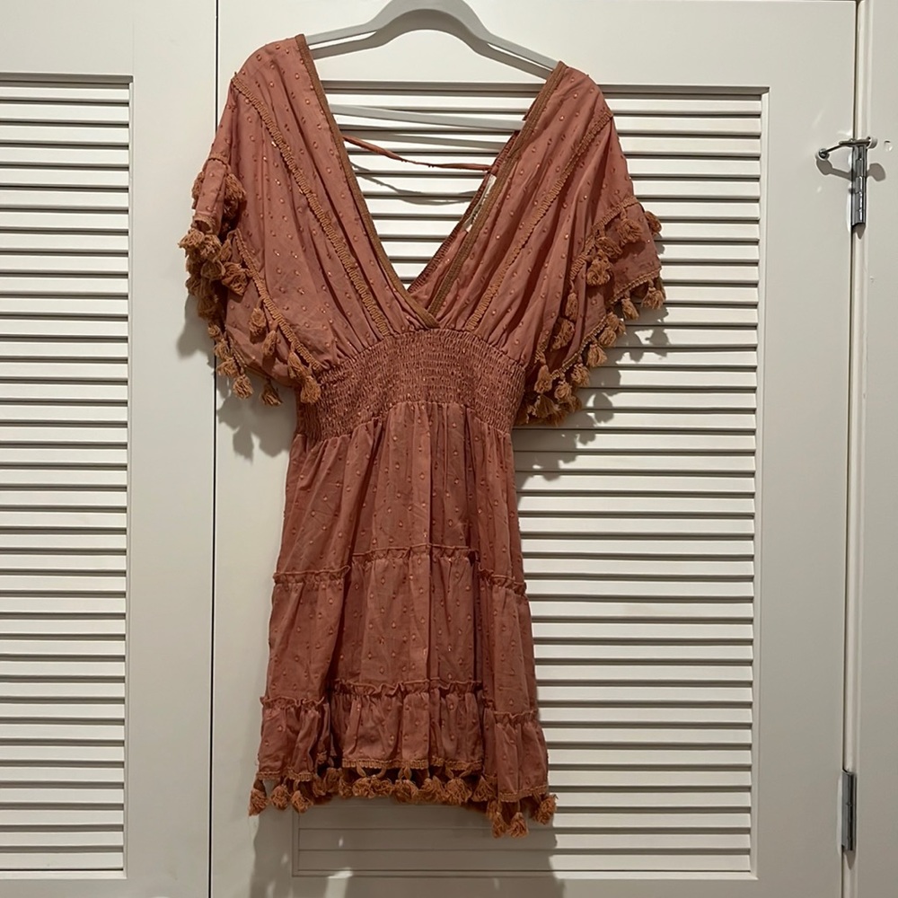 Never worn- tassel dress